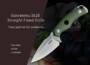 Sanrenmu S625 EDC Straight Fixed Blade Knife - CAMOUFLAGE GREEN