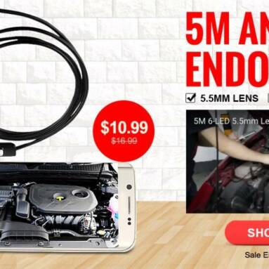 Mini Endoscope Sale, $10.99 for Android Endoscope from FASTBUY INC