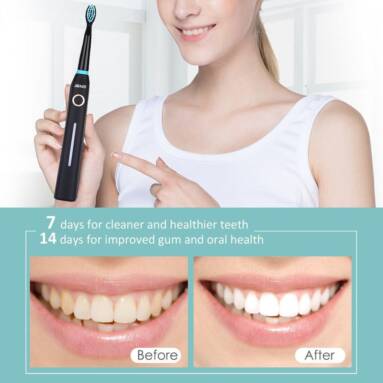 $9 with coupon for Seago SG-958 Sonic Electric Toothbrush from GEARVITA