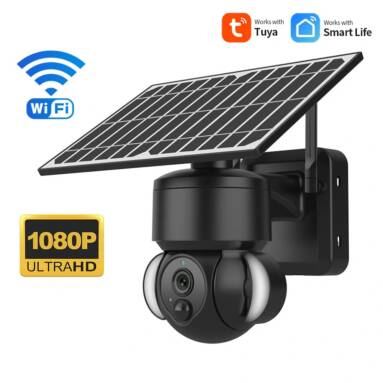 €78 with coupon for Sectec Tuya WiFi Outdoors Camera 1080P Solar Powered from BANGGOOD