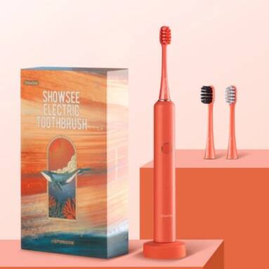 €27 with coupon for ShowSee D2 Electric Toothbrush IPX7 Waterproof USB Charger Adult 5 Modes Sonic Tooth Brushes Hygiene Cleaner Brush from BANGGOOD