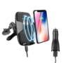Siroflo F12 Wireless Fast Car Charger  -  BLACK