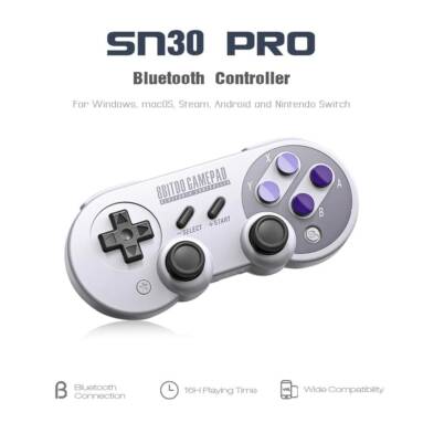 $31 with coupon for 8Bitdo SN30 Pro Wireless Bluetooth Controller with Joystick EU Version from GEARVITA