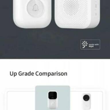 $75 with coupon for Smart 1080P Video Doorbell Set 72 Hour Free Loop Recording AI Face Detection Infrared Night Vision Home Security Alarm S Enchanced Version from GEARBEST