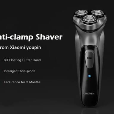 $11 with coupon for Enchen Smart Anti-clamp Shaver from Xiaomi youpin from GEARBEST