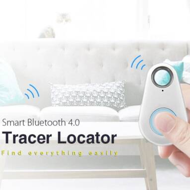 $1 with coupon for Smart Bluetooth 4.0 Tracer GPS Locator – BLACK from GearBest