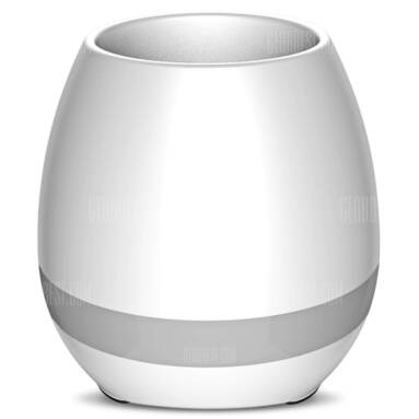 $11 flashsale for Smart Mini Flowerpot Piano Bluetooth Speaker Night Light  –  WHITE from GearBest