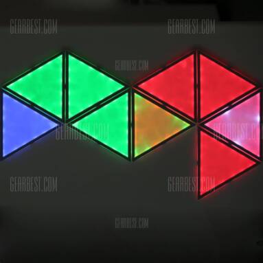 $221 with coupon for  Smart Tangram Landscape LED Light Puzzle RGB 9PCS  –  EU PLUG + APP CONTROL  RGB from GearBest