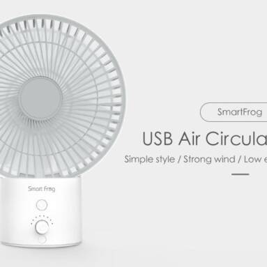 $21 with coupon for SmartFrog USB Air Circulation Fan from Xiaomi Youpin from GEARVITA