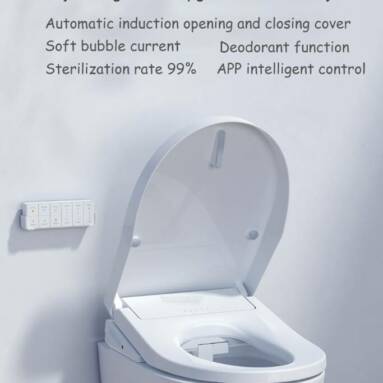 €327 with coupon for Smartmi Smart Toilet Seat Lid Pro Electric Toilet Cover Automatic Induction Bidet Work with Mijia APP Remote Control – Automatic induction switch from BANGGOOD