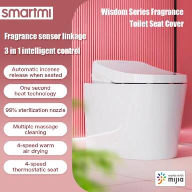 €239 with coupon for Smartmi Wisdom Series Fragrance Toilet Seat Cover from EU warehouse TOMTOP