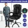 Snailhome Massage Reclining Office Chair 