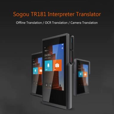 $239 with coupon for Sogou TR181 Wireless Touch Screen Smart Interpreter Translator from GearBest