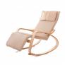 €184 with coupon for Solid Birch Folding Rocking Chair Waterproof Dustproof with 5-way Adjustable Foot Section Load Capacity 180 KG Suitable for Home Furniture from EU CZ warehouse BANGGOOD