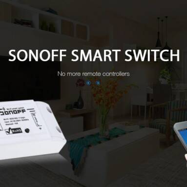 $5 with coupon for Sonoff Easy Micro-connection Remote WiFi Timer Switch Smart Voice Control from GearBest