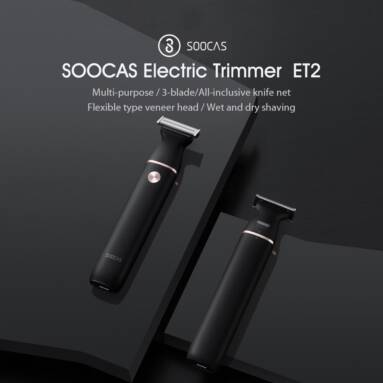 €20 with coupon for Soocas ET2 Multi-purposed Electric Shaver From Xiaomi YouPin from BANGGOOD