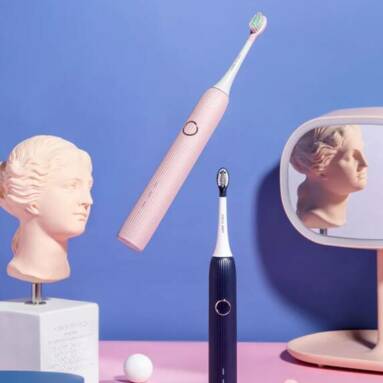 €18 with coupon for Soocas V1 Sonic Whitening Electric Toothbrush Portable USB Type-C Charging with 2 Brush Head from Xiaomi Youpin from BANGGOOD