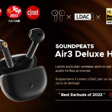 €37 with coupon for SoundPEATS Air3 HS Deluxe Earphones from ALIEXPRESS