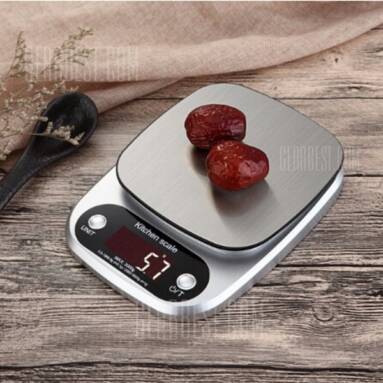 $11 with coupon for Stainless Steel + ABS Electronic Scale from GearBest