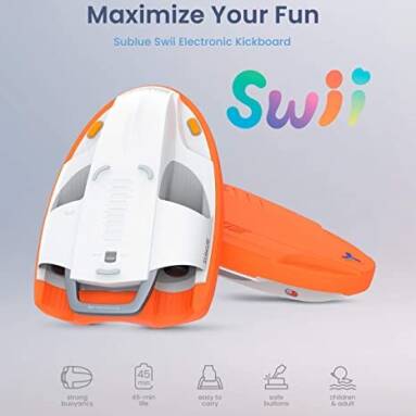 €325 with coupon for Sublue Swii Electronic Kickboard with Strong Buoyancy 45mins Working Time 100KG Weight Capacity Max 1m/s Speed APP Control Kickboard from BANGGOOD