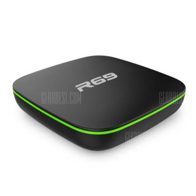 $16 with coupon for Sunvell R69 TV Box  – EU PLUG BLACK from GearBest