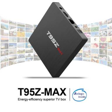 $49 with coupon for Sunvell T95Z Max TV Box – BLACK US PLUG ( 2GB RAM + 16GB ROM ) from GearBest