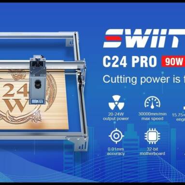 €369 with coupon for Swiitol C24 Pro 24W Laser Engraver from EU warehouse TOMTOP