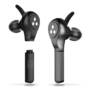 Syllable D9x Battery Plug-In True Wireless Headset with Metal Charge Case  -  BLACK 