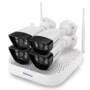 Szsinocam SN - NVK - 5007W20 Wireless NVR Kit with Four 1080P Cameras  -  EU PLUG  WHITE 