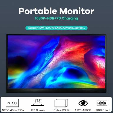 €167 with coupon for [New Upgraded] T-BAO T16A 15 Inch 1080P 100% Color Gamut Type C Portable Computer Monitor Gaming Display Screen for Smartphone Tablet Laptop Game Consoles from EU CZ warehouse BANGGOOD