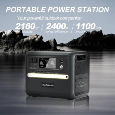 €689 with coupon for TALLPOWER V2400 Portable Power Station from EU warehouse GEEKMAXI