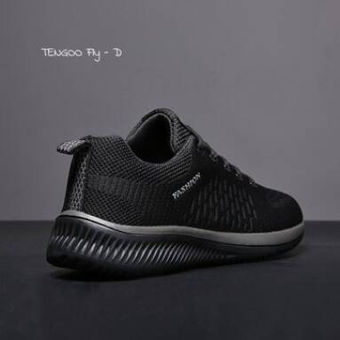 €12 with coupon for [FROM XIAOMI YOUPIN] TENGOO Fly-D Men Sneakers Ultralight Soft Breathable Bouncy Shock Absorption Running Sneakers Sports Shoes from EU CZ warehouse BANGGOOD