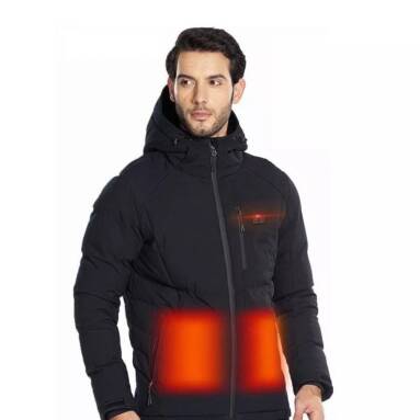 €62 with coupon for TENGOO Warm-A Intelligent Smart Heating Cotton Jacket 4 Zone Heating from BANGGOOD