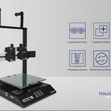€379 with coupon for TENLOG® TL-D3 Pro Dual Extruder 3D Printer Kit 300*300*350mm Printing Size 4.3inch Large LCD Display Support Dual Nozzle/Print SD Card& USB Connect – EU ES warehouses from BANGGOOD