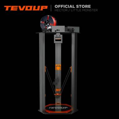 €586 with coupon for TEVOUP Little Monster Delta 3D Printer, Print Speed Max 300 mm/s, Auto Leveling, Titan Extruder with Volcano nozzle, Full CNC Structure, 80% Pre-assembled, Prints PLA ABS Flexible PLA HIPS WOOD PVA Nylon, Build Size 340*500mm from EU warehouse GEEKBUYING (extra $50 off paying with KLARNA in 3 installments)