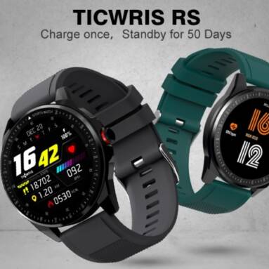 €28 with coupon for [BT 5.0] TICWRIS RS 1.3 Inch Ultra Thin 50 Days Standby Wristband 31 Sport Modes Tracker Customized Watch Faces 246 PPI IP68 Waterproof Smart Watch – Green from BANGGOOD