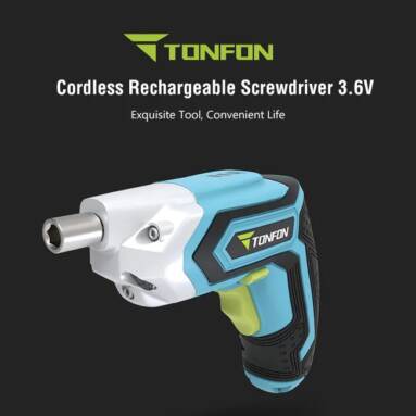 €23 with coupon for TONFON 3.6V Cordless Electric Screwdriver from Xiaomi youpin from GEARBEST