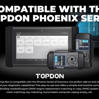 €697 with coupon for TOPDON T-Ninja Box Car Immobilizer Programming Tool, Key Programming, Wide Compatibility, EEPROM/MCU/ECU Programming from EU warehouse GEEKBUYING