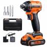 €32 with coupon for TOPSHAK TS-ESD4 20V Electric Screwdriver Brushless Cordless Impact Driver LED Working Light Rechargeable Woodworking Maintenance Tool from EU CZ warehouse BANGGOOD