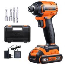 €38 with coupon for TOPSHAK TS-ESD4 20V Electric Screwdriver Brushless Cordless Impact Driver LED Working Light Rechargeable Woodworking Maintenance Tool from EU CZ warehouse BANGGOOD