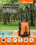 €52 with coupon for TOPSHAK TS-HPW1 1740PSI Car Pressure Washer 1500W Electric Pressure Washer Household with Detergent Tank Ideal for Cleaning Home, Car, Garden from EU ES warehouse BANGGOOD