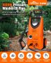 €56 with coupon for TOPSHAK TS-HPW2 2000PSI Car Pressure Washer 1600W 380L/H Electric Pressure Washer with 3 Modes, Detergent Tank Ideal for Cleaning Home, Car, Garden from EU ES warehouse BANGGOOD