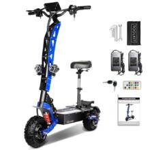 €1258 with coupon for TOURSOR E8P Electric Scooter 60V 35AH Battery 3000W*2 from EU warehouse BANGGOOD