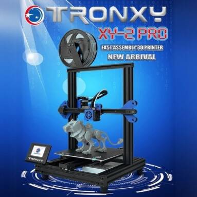 €178 with coupon for TRONXY XY-2 Pro 3D Printer 255 x 255mm x 260mm 3.5” Touch Screen Fast Assembly Resume Printing for Beginner and Home User from EU WAREHOUSE GEEKBUYING