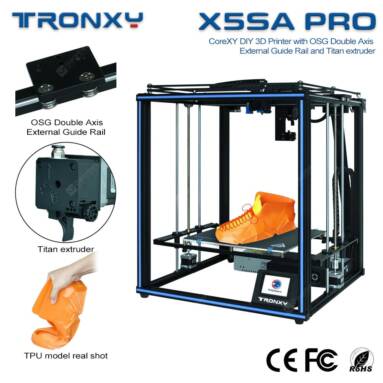 €264 with coupon for TRONXY® X5SA- PRO CoreXY Desktop DIY 3D Printer from EU CZ Warehouse BANGGOOD