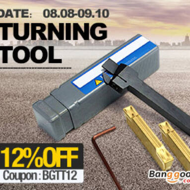 12% OFF for Turning Tool Promotion from BANGGOOD TECHNOLOGY CO., LIMITED