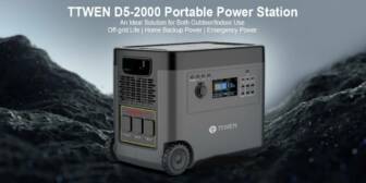 €716 with coupon for TTWEN D5 2000W Portable Power Station from EU warehouse BANGGOOD