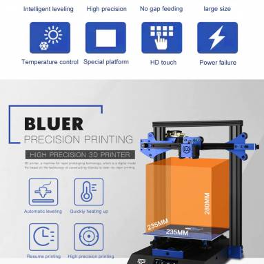 €119 with coupon for TWO TREES® BLUER 3D Printer EU GER WAREHOUSE from TOMTOP