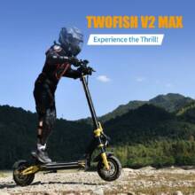 BANGGOOD के EU वेयरहाउस से TWOFISH V2 MAX इलेक्ट्रिक स्कूटर कूपन सहित €579 में उपलब्ध है।