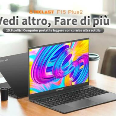 €247 with coupon for Teclast F15 Plus 2 Laptop 15.6 inch Intel N4120 Quad-Core 8GB LPDDR4X RAM 256GB SSD 38Wh Batery 1.0MP Camear Full Metal Cases Notebook from BANGGOOD